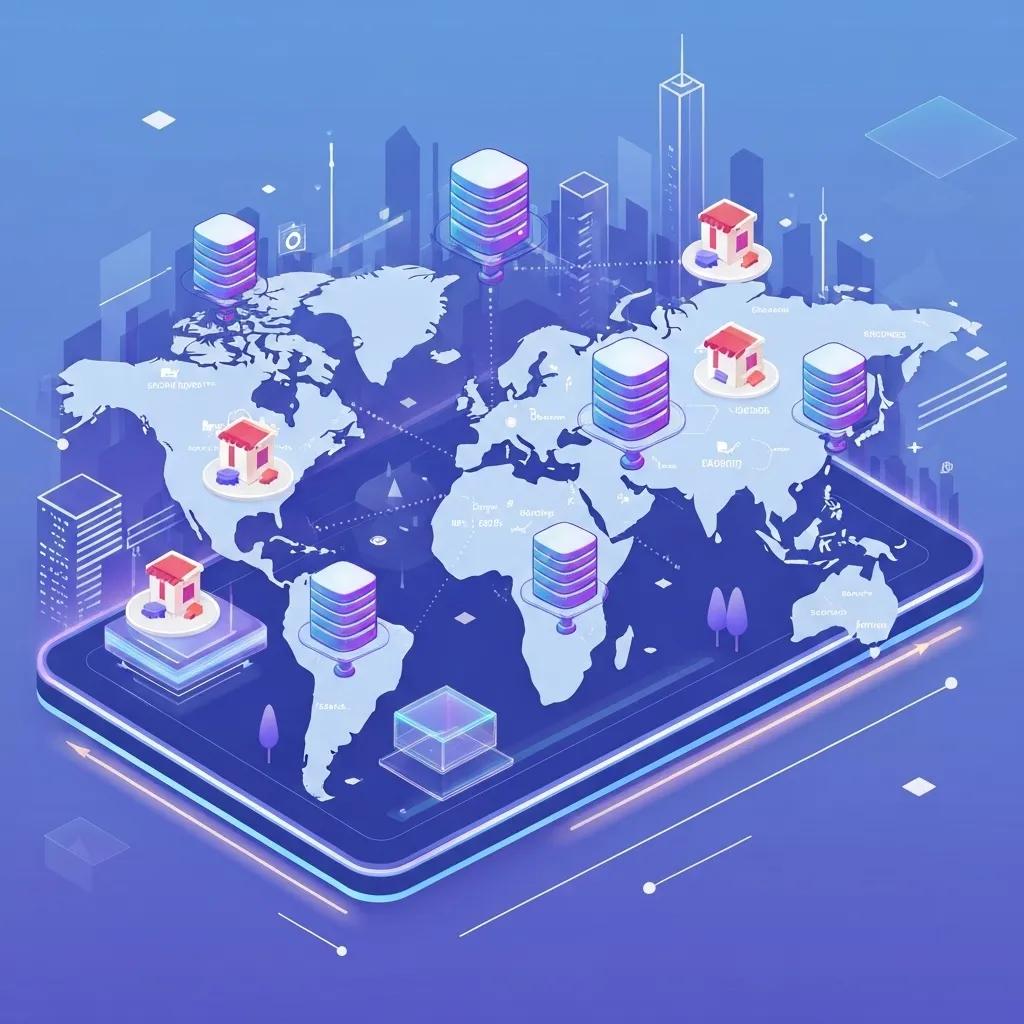 Global CDN network enhancing Shopify store speed and performance