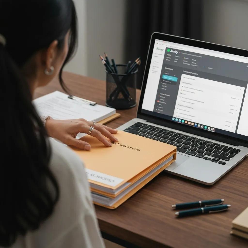 Organizing project files and access credentials for a smooth developer transition
