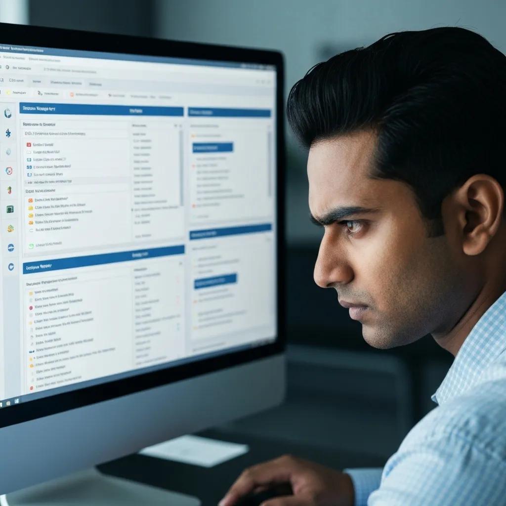 Close-up of security monitoring software for Shopify store protection