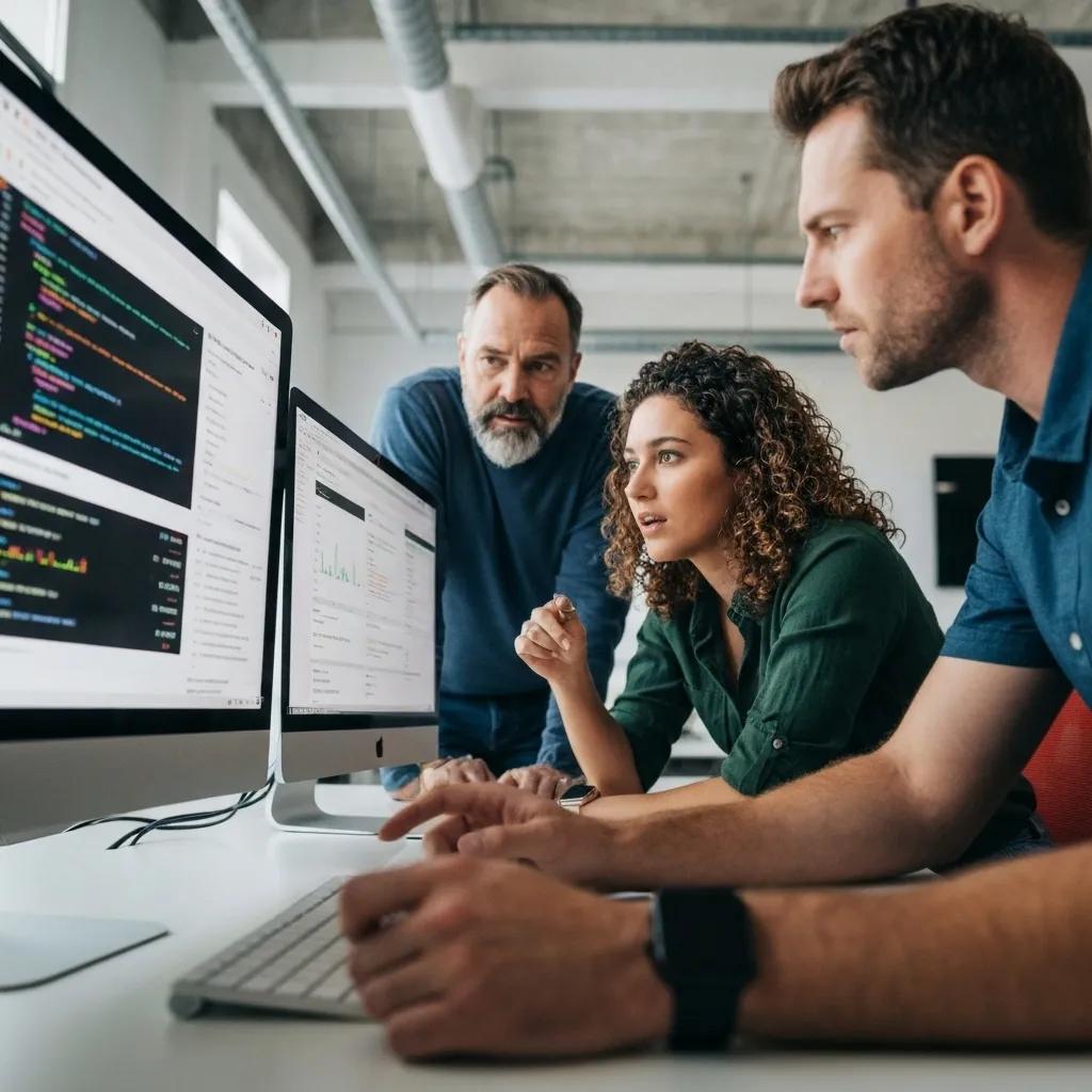 Developers collaborating to rapidly resolve Shopify issues