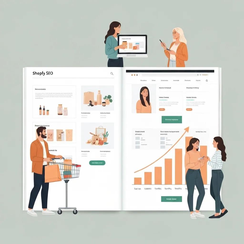 Successful e-commerce store with positive sales and traffic trends