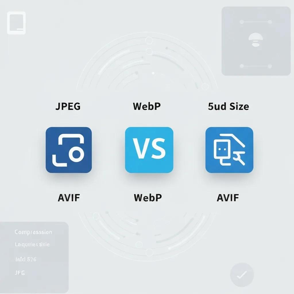 Side-by-side comparison of image formats showcasing significant file size reduction for Shopify optimization