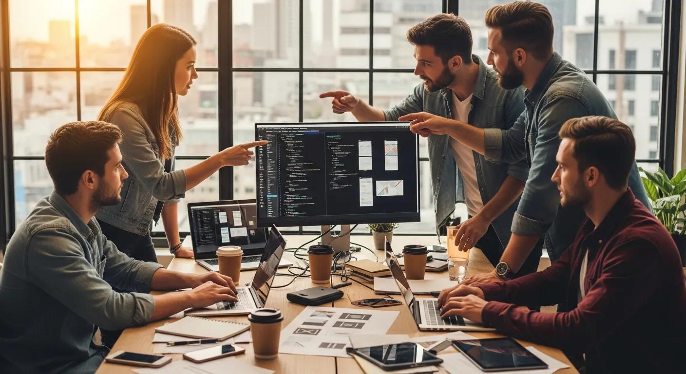 Team collaboration on custom Shopify theme development process