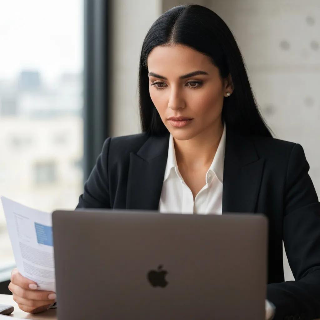 Close-up of a laptop screen showing Shopify theme customization options for small businesses