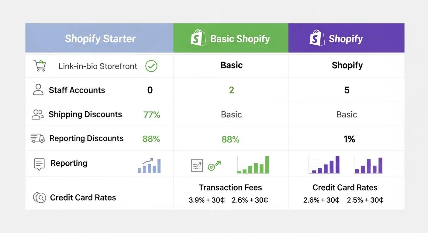 Shopify pricing plans
