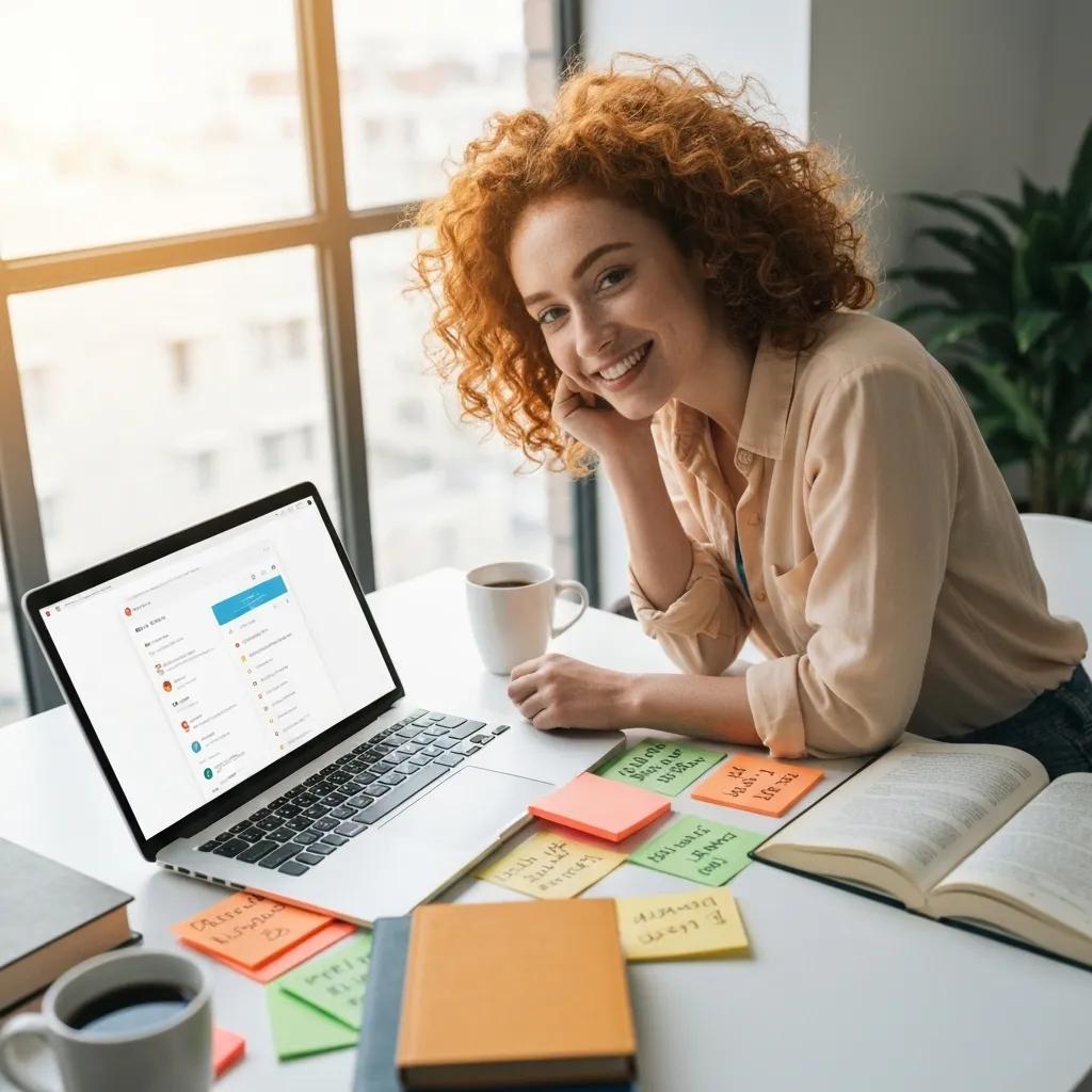 A creative content strategist meticulously brainstorming innovative blog post ideas for a Shopify store.
