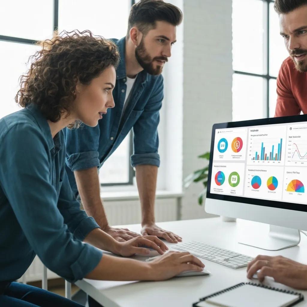 Developers optimizing website performance during Magento to Shopify Plus migration
