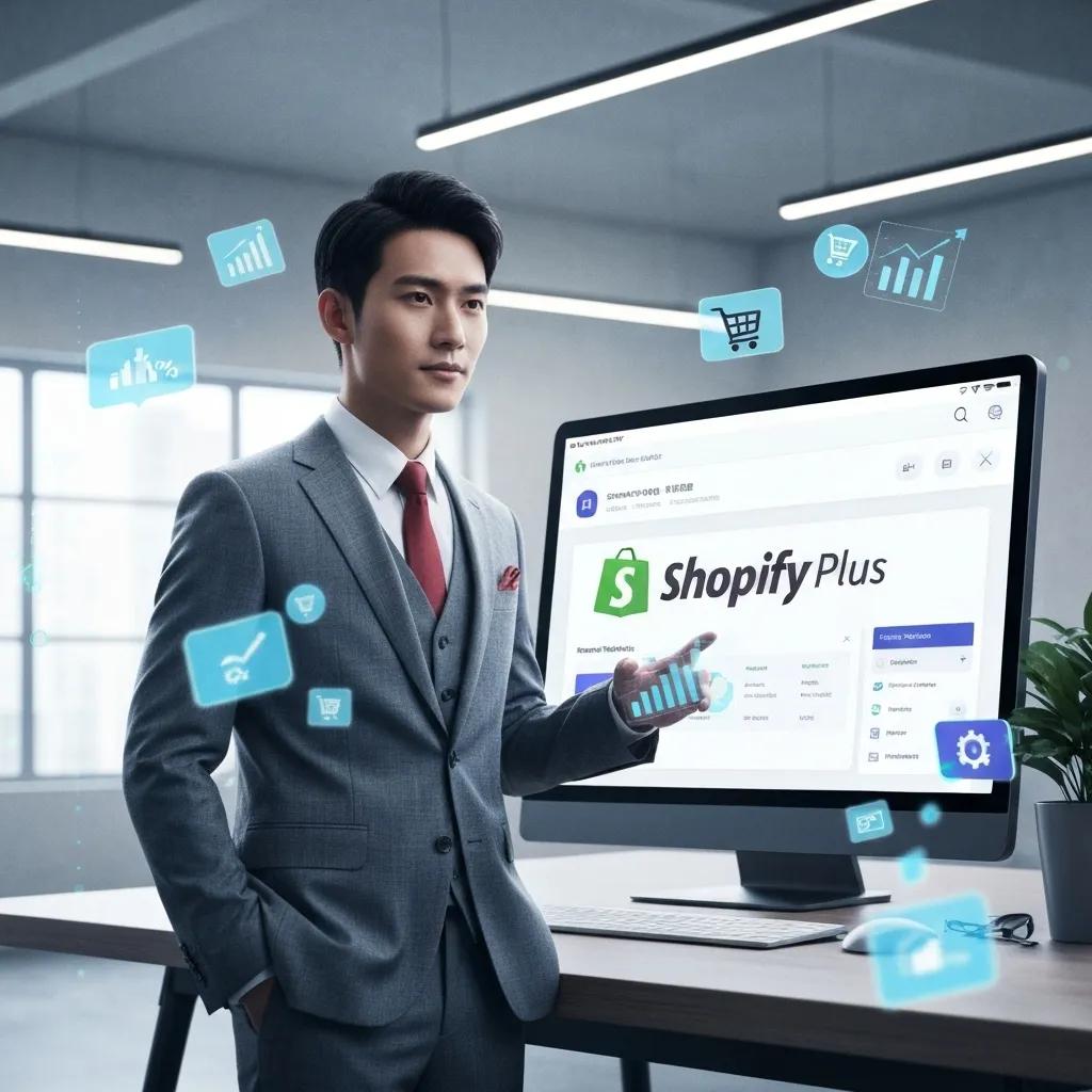 Successful online store owner celebrating increased sales in a digital marketplace