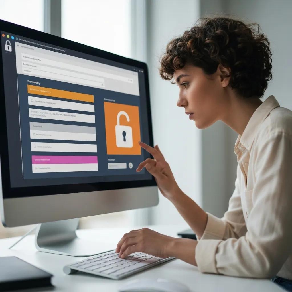 A secure digital environment visually representing Shopify Plus security protocols and data protection.
